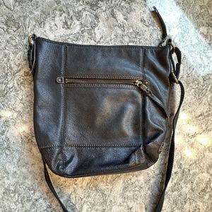 The Sak black leather crossbody